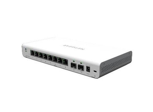 Netgear GC110-100NAS Insight Managed Smart Cloud Switch - 8 Ports - 2 Layer Supported - Modular - 2 SFP Slots - Twisted Pair Optical Fiber