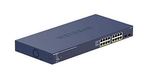 Netgear GS716TP-100NAS Ethernet Switch - 16 Ports - Manageable Modular 4 Layer Supported - 2 SFP Slots