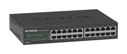 Netgear GS324-200NAS Ethernet Switch - 24 Ports - 2 Layer Supported - Twisted Pair - 12.10 W Power Consumption