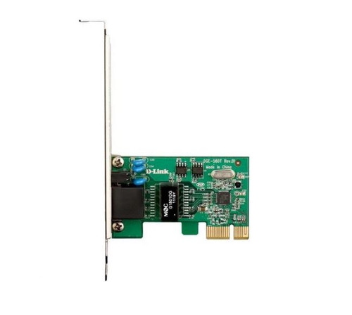 D-Link DGE-560T Single-Port Gigabit PCI Express Network Adapter - RJ45 10/100/1000Mbps