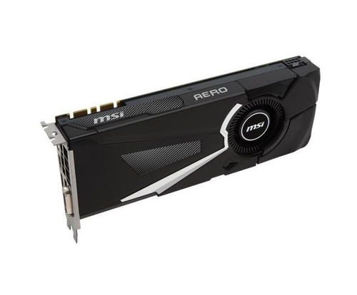 MSI GTX 1070 AERO 8G OC Nvidia GeForce 8GB GDDR5 Video Graphics Card - Dual-Link DVI-D - PCI-Express 3.0 x16 - 256-Bit - 2x HDMI / 3x DisplayPort