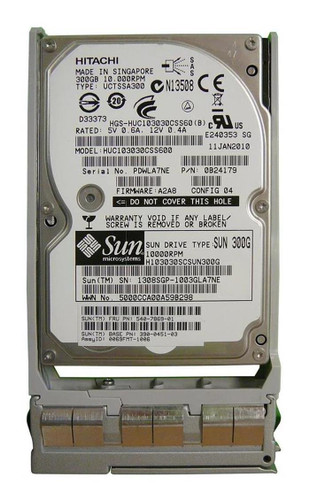 Sun 540-7865 300GB 10000rpm SAS 6Gbps 2.5in Hard Drive