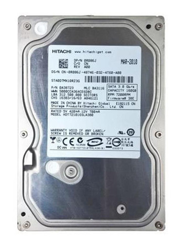 Hitachi Deskstar 0A38901 160GB 7200rpm SATA 3Gbps 3.5in Hard Drive
