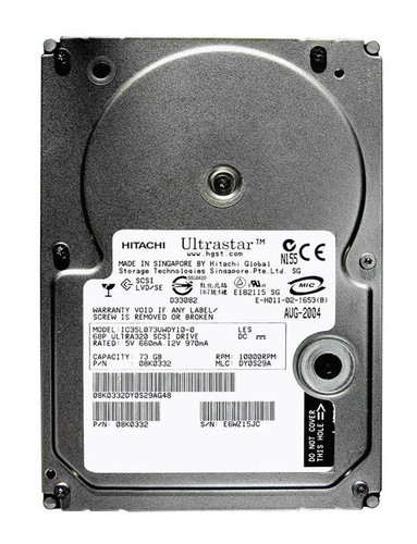 Hitachi HDT7225DLA380 250GB 7200rpm SATA 3Gbps 3.5in Hard Drive