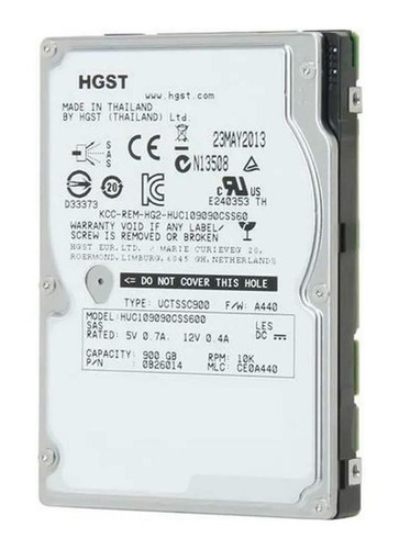 Hitachi 0B27253 900GB 10000rpm SAS 6Gbps 2.5in Hard Drive