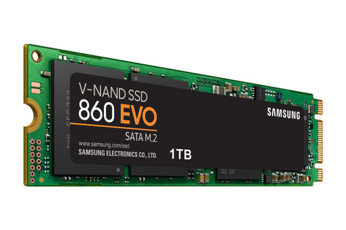 Samsung 860 EVO MZ-N6E1T0BW 1TB M.2 2280 SATA 6Gbps Solid State Drive