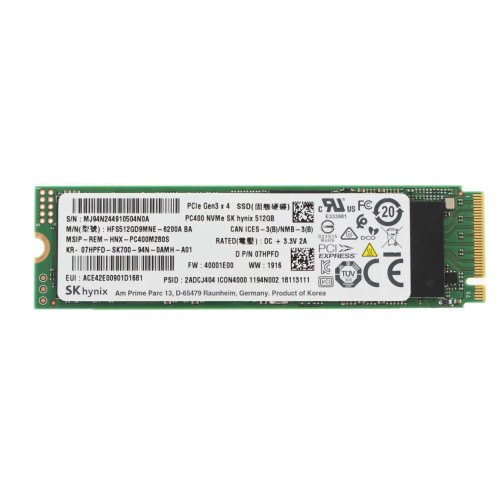 Hynix HFS512GD9MNE-6200A 512GB M.2 2280 NVMe Solid State Drive