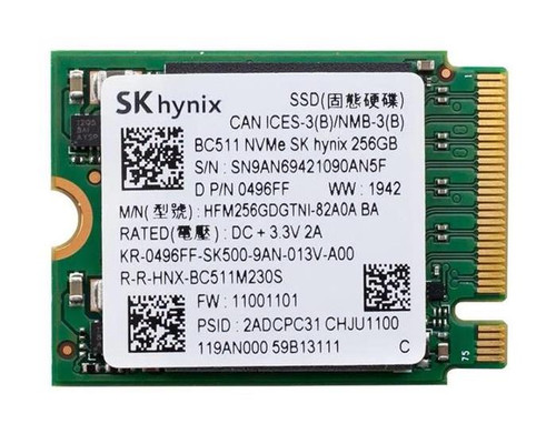 759G2 Dell 256GB PCI Express NVMe M.2 2230 SSD