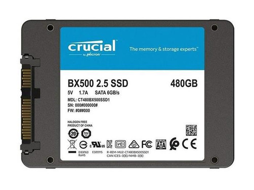 CT480BX500SSD1_BIN1 Crucial BX500 480GB SATA SSD