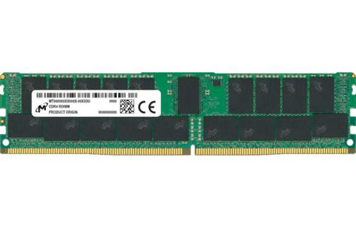Micron MTA36ASF8G72PZ-2G9B1R 64GB DDR4-2933MHz PC4-23400 ECC Registered CL21 288-Pin RDIMM 1.2V Dual Rank Memory Module