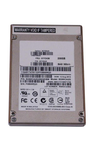 1746-5500 IBM 200GB SAS Solid State Drive