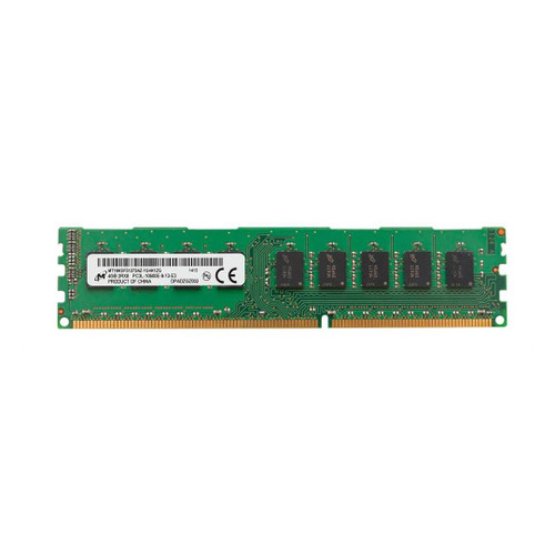 Micron MT18KDF51272AZ-1G4K1ZG 4GB DDR3-1600MHz PC3L-12800 ECC Unbuffered CL11 240-Pin VLP UDIMM 1.35V Dual Rank Memory Module