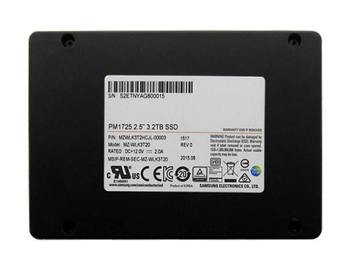 MZWLK3T2HCJL00003 Samsung PM1725 3.2TB NVMe U.2 SSD