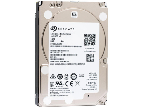 Seagate ST1800MM0038 1.8TB 10K RPM 2.5" SAS 12Gbps Hard Drive