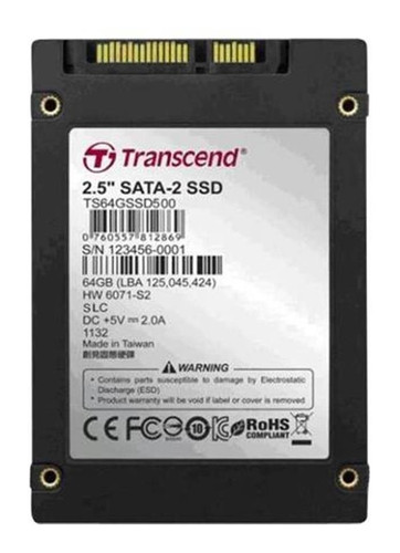 TS8GSSD570K Transcend SSD570K 8GB SATA SSD