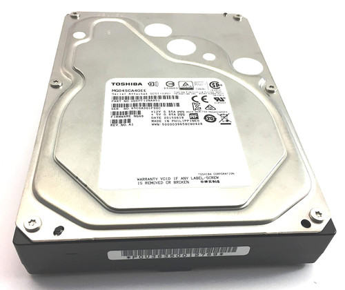 Toshiba MG04SCA40EE 4TB 7200RPM 3.5" SAS 12Gbps Hard Drive