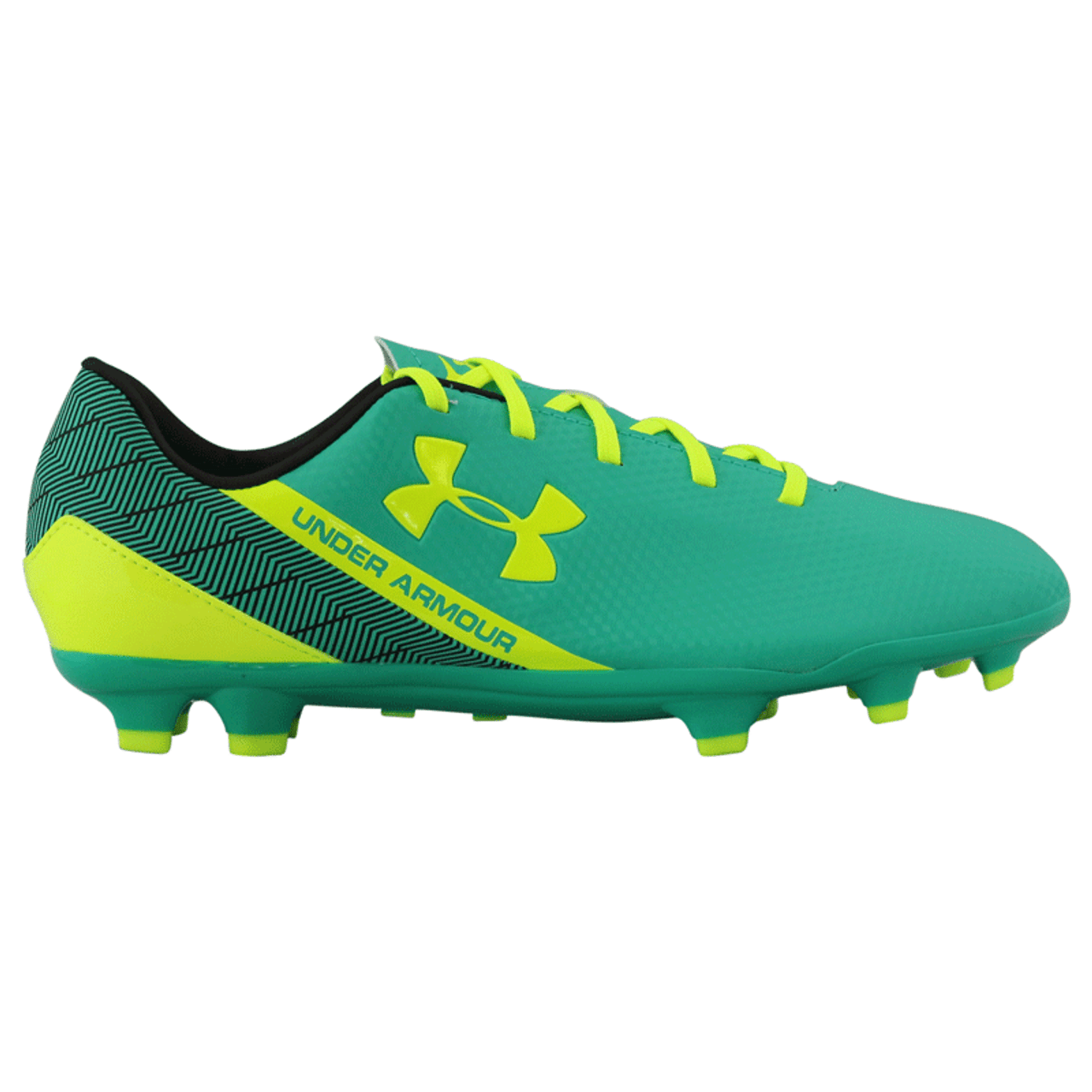 Oranje cocaïne Tien jaar Under Armour SF Flash FG EML/BLK/HVY on sale at Rugby City | 89.99