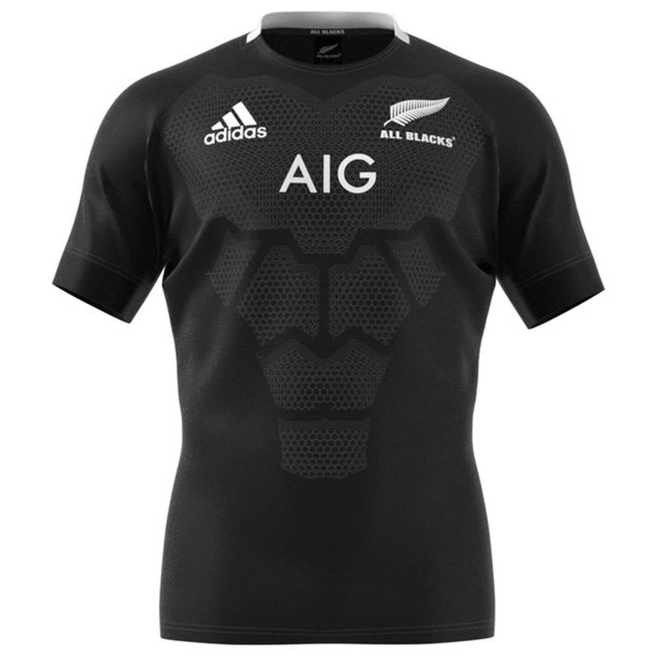 adidas AIG ALL BLACKS Tシャツ 大きめ - ウェア