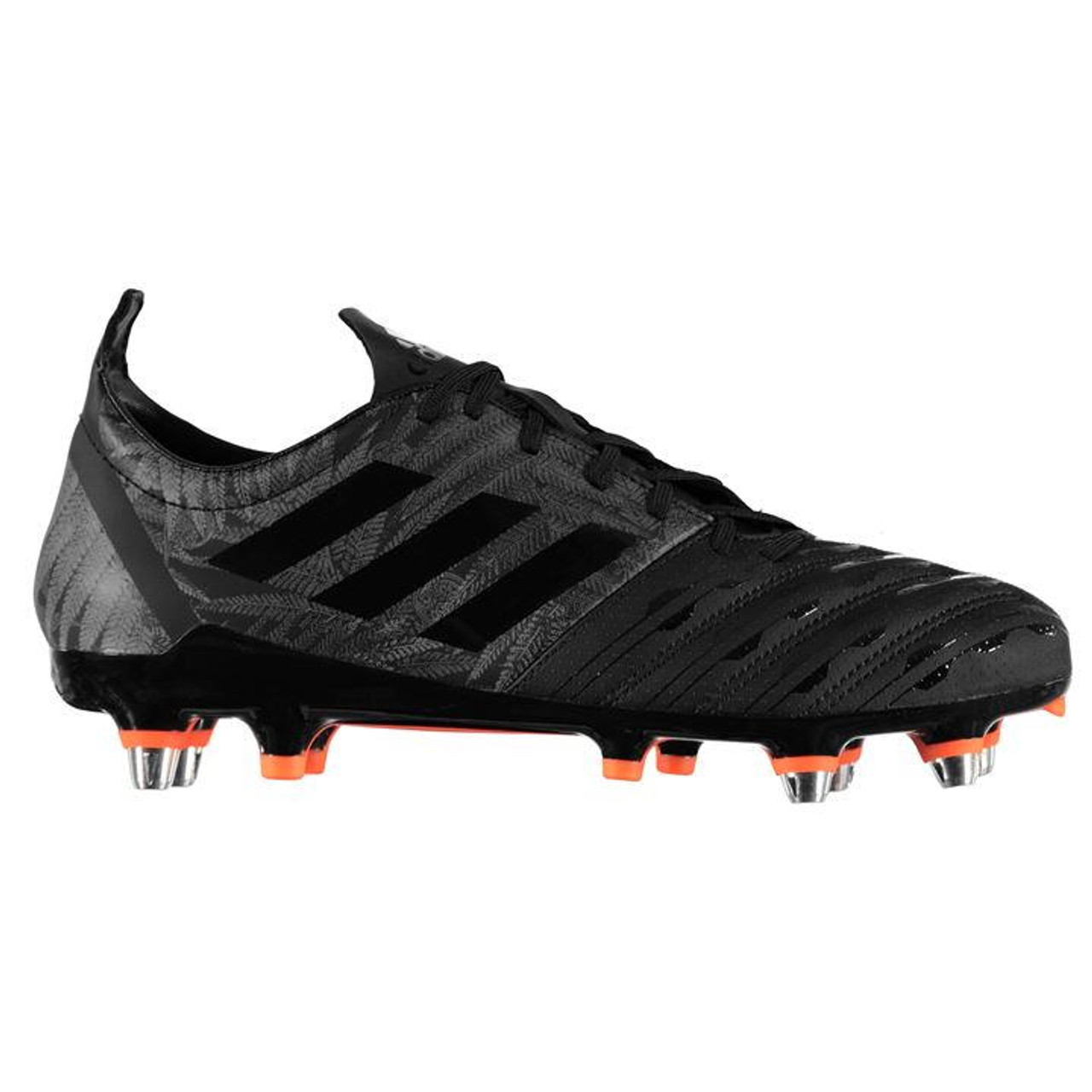Adidas Malice SG All Blacks Rugby Boots - Black/Orange on sale at Rugby  City | 79.99