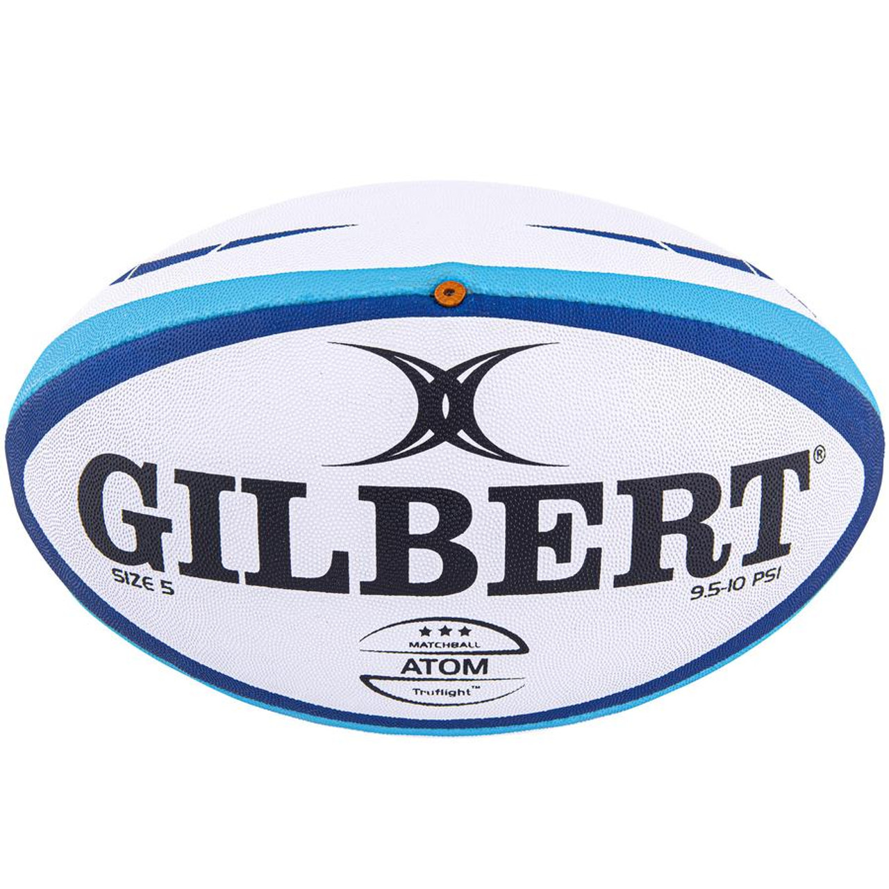 hacerte molestar Comenzar Elección Gilbert Atom Match Rugby Ball - Blue - Rugby City