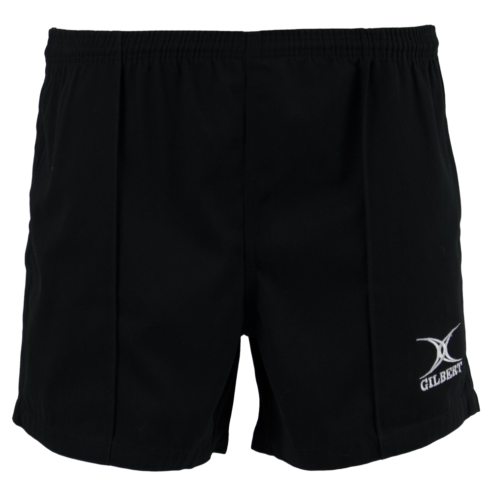 Gilbert Kiwi Pro Rugby Shorts Black on sale at Rugby City 14.99