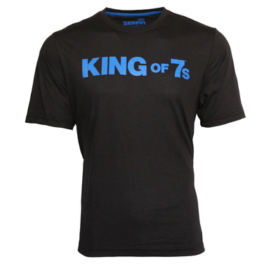 Serevi King of Sevens T-Shirt - Black on sale at Rugby City | 24.99