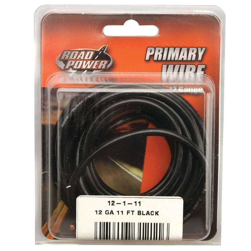 Automotive Primary Wire- 12 Ga- Black- 11' - Surry General Store