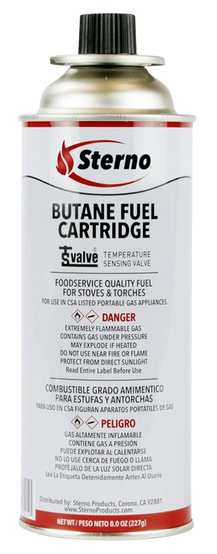 Sterno Butane Fuel Cartridge 8 Oz Surry General Store