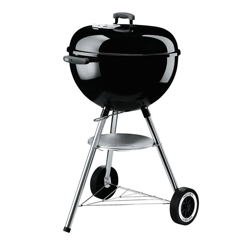 Weber- One Touch Silver- Charcoal Kettle Grill- 22-1/2