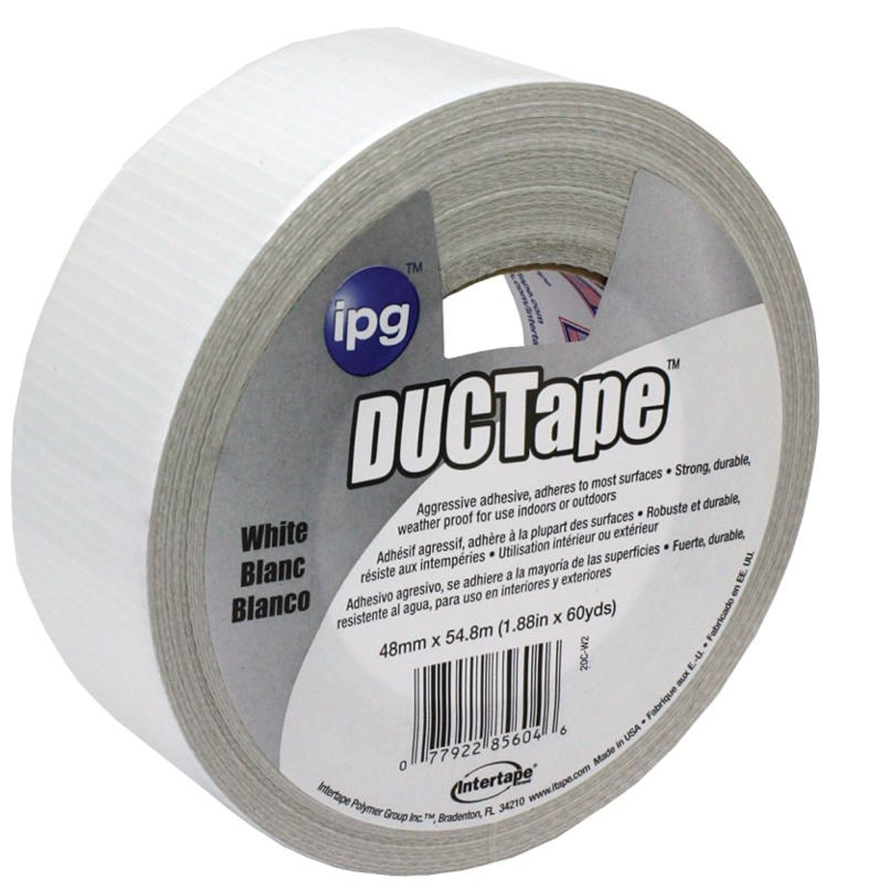2 x 60 Yards White Duct Tape