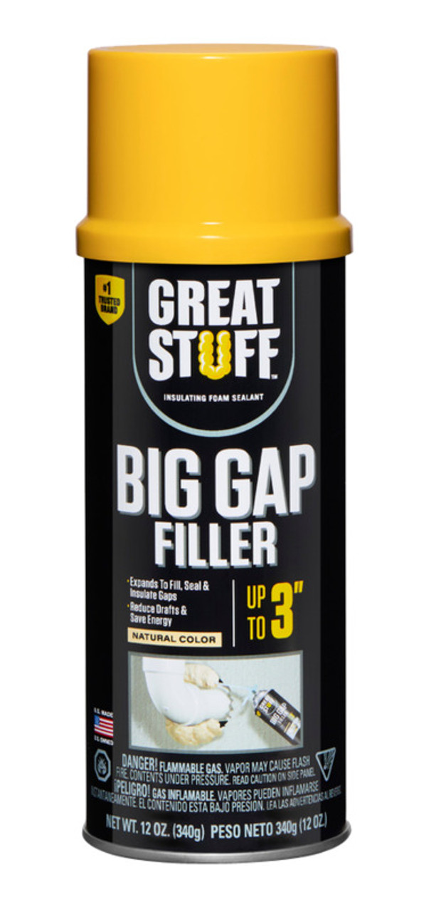 Great Stuff- Big Gap Foam Insulation- 12 Oz- Yellow - Surry