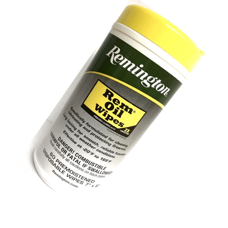 Remington Rem Oil Wipes 7" x 8" 60 Pack Dispenser Surry General Store