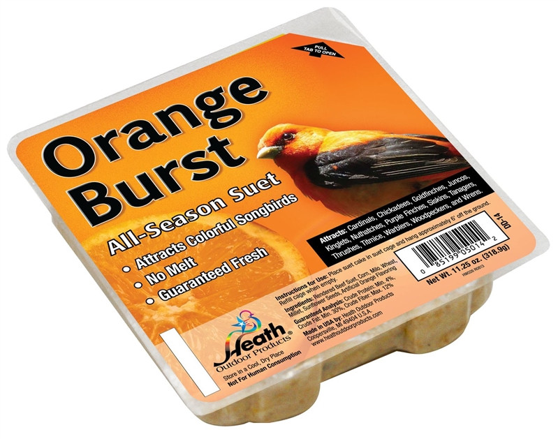 Suet Cake Orange Burst 11.25 Oz Surry General Store