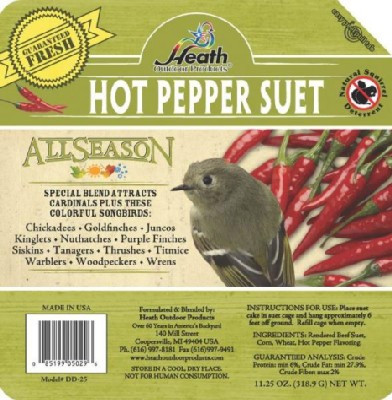 Suet Cake Hot Pepper 11.25 Oz Surry General Store