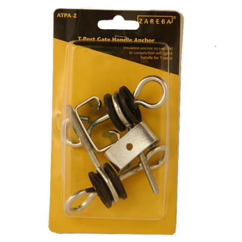 Electric Fence Gate Anchor Insulator TPost 2 Pack Surry General Store