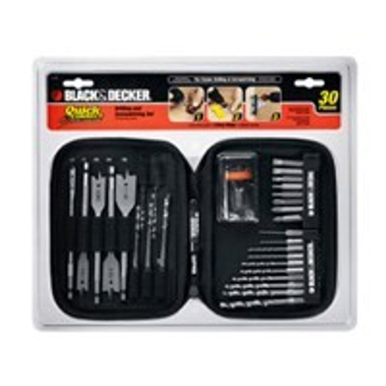 Black Decker Quick Connect Drill Driver Bit Set Surry