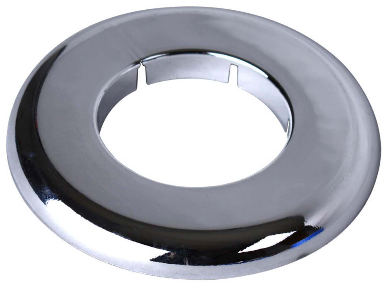 Chrome Pipe Flange 11/2" Iron/PVC Pipe Plastic Surry General Store