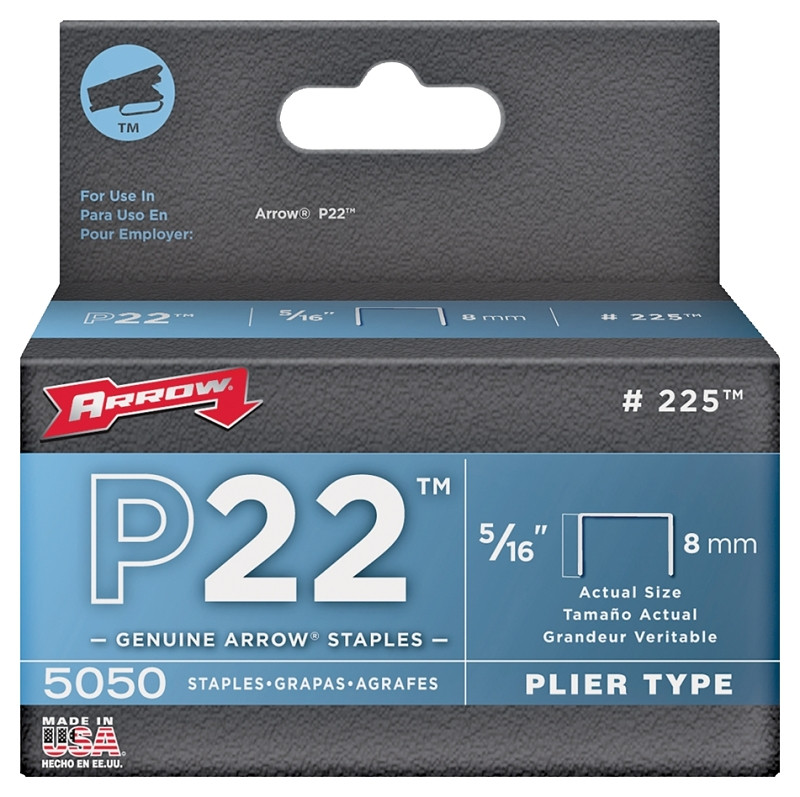 Arrow P22 5/16" Staple 5,050 pack - Surry General Store