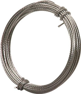 Stainless Steel Picture Hanging Wire- 9'- 50 Lb Rated