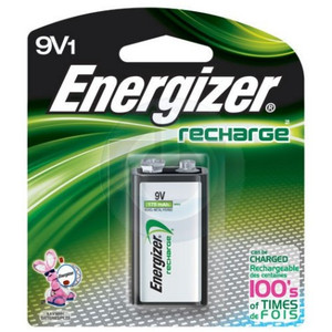 Energizer Battery- NH22NBP- 9 Volt NiMH- Rechargable Battery