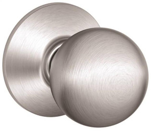 Schlage- Hall & Closet-Knob Set- Orbit- Satin Chrome