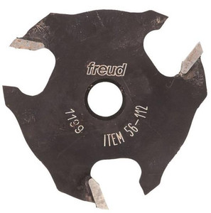Freud- 56-112- Three Wing Router Slotting Cutter- 1/4"