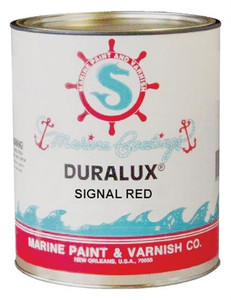 Marine Paint- Duralux- Signal Red- Gloss- Quart
