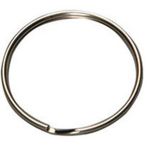 Split Key Ring- 3"- Nickel Plated