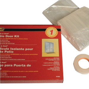 Patio Door Insulating Kit- 84" x 110"- Shrink Kit