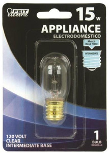 Appliance Lamp- 15 Watt- T7- Clear