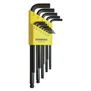 Hex Key Ball End Set- .050" - 3/8"