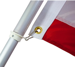 Flag/Banner Pole- 6' x 1"- Aluminum With Sleeve