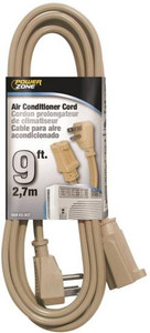 Appliance/Air Conditioner Power Extension Cord- 14/3- 9'
