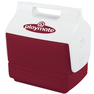 Ice Chest- Igloo-  4 Quart- With Carry Handle- Red & White
